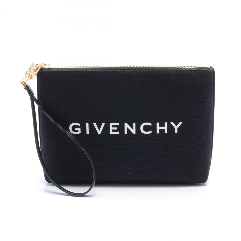 Givenchy Shoulder Bag Clutch Bag Black White